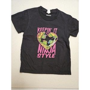 Teenage Mutant Ninja Turtles TShirt Girls XS 5-6 Keepin' It Ninja Style Youth